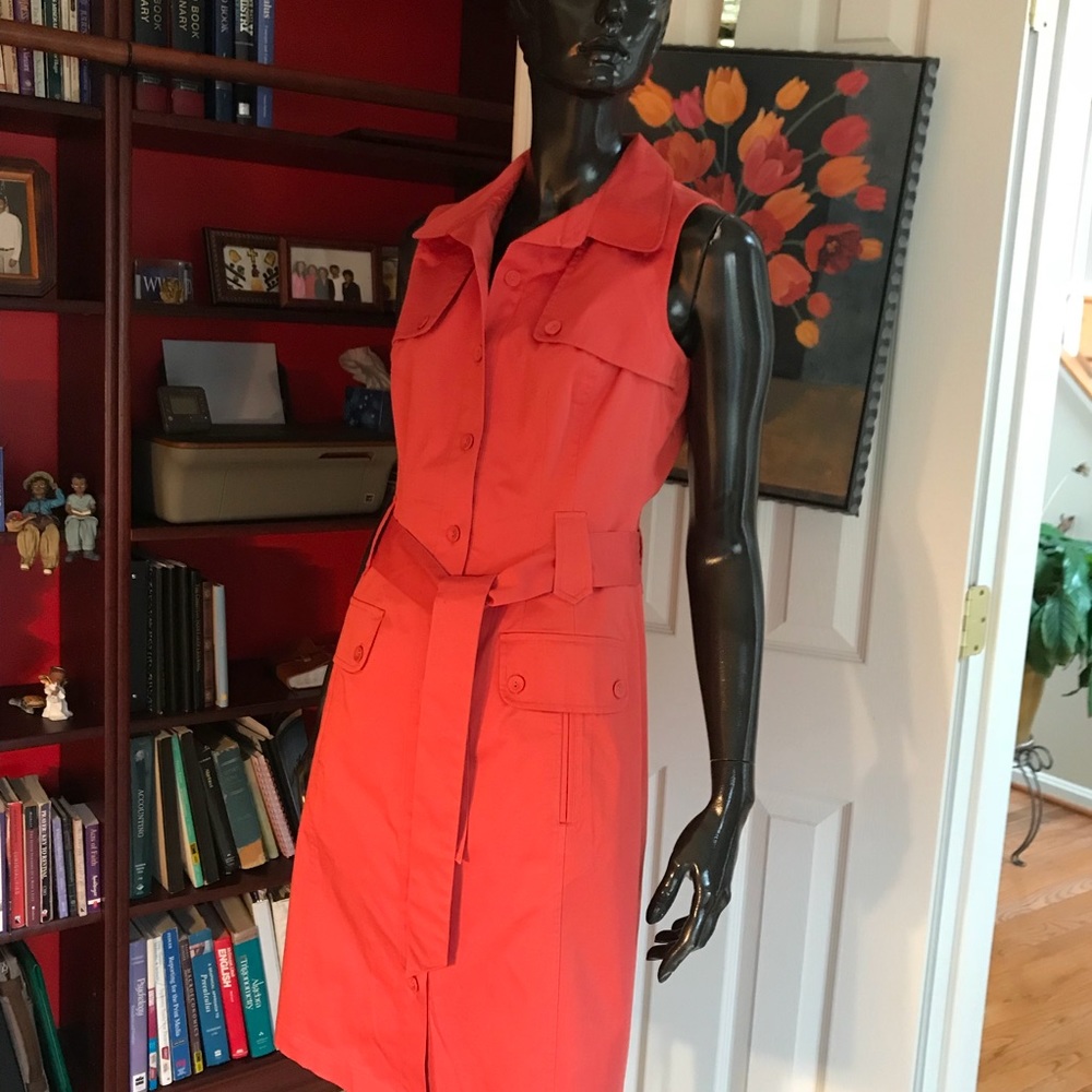 Talbots Classy Orange Dress